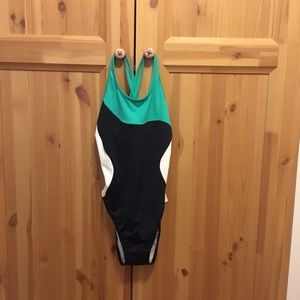 Athleta Freestyle Colorblock One Piece